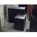 Ikea MALM Espresso 3 Drawer Dresser and Bed Side Table Set